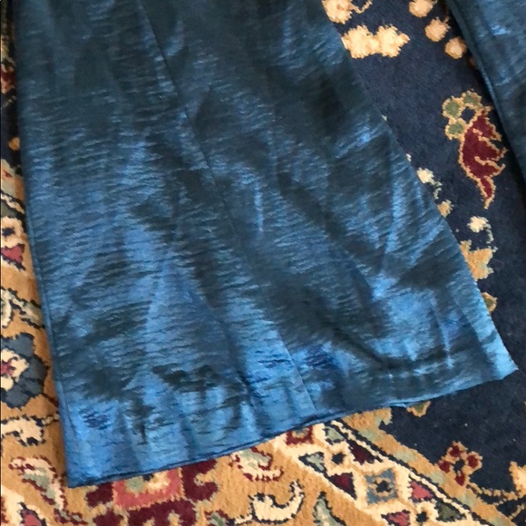 Free People Satin Jumpsuit Open Back X Cross Flare - Picture 5 of 7